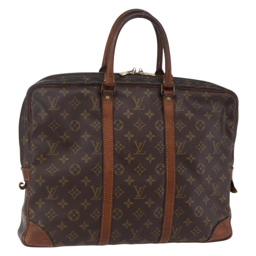 LOUIS VUITTON Monogram Porte Documents Voyage Business Bag M53361 Auth bs30172